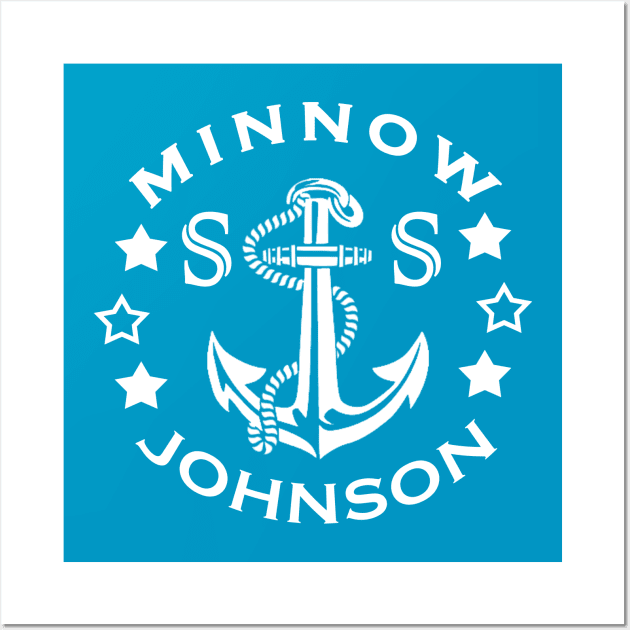 Rush Hour 2 - S.S. Minnow Johnson (white) Wall Art by red-leaf